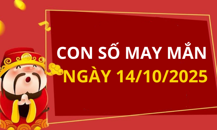 Con số may mắn hôm nay 14/10/2025 theo tuổi: Xem số vàng hợp tuổi bạn