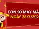 Con số may mắn hôm nay 26/7/2025 theo tuổi: Số cát giúp bạn đổi đời