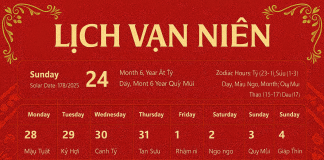 Lịch Vạn Niên 2025 - Tra Cứu Lịch Âm Chính Xác Nhất