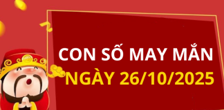 Con số may mắn hôm nay 26/10/2025 theo tuổi: Xem số phát lộc
