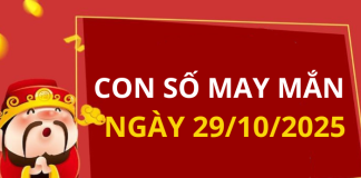 Con số may mắn hôm nay 29/10/2025 theo tuổi: Chọn số đón lộc