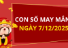 Con số may mắn hôm nay 7/12/2025 theo tuổi: Chọn số đón lộc