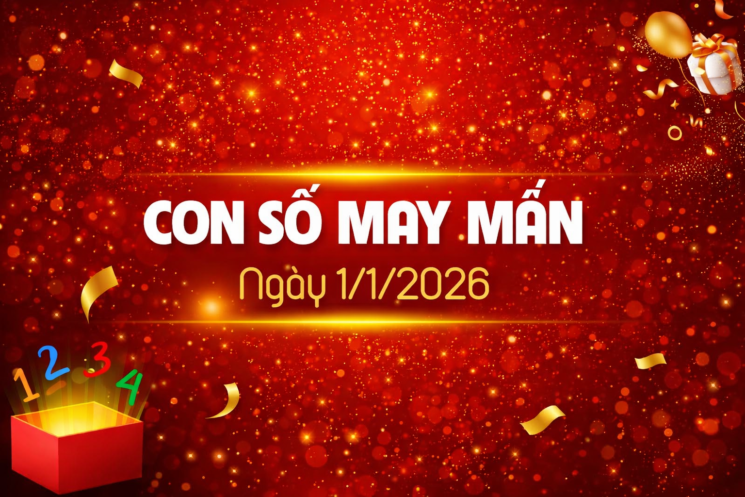 Con số may mắn hôm nay 1/1/2026 theo tuổi: Xem số may mắn giúp bạn đón lộc