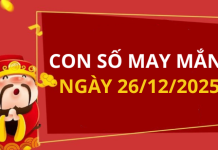 Con số may mắn hôm nay 26/12/2025 theo tuổi: Xem số vàng hợp tuổi bạn