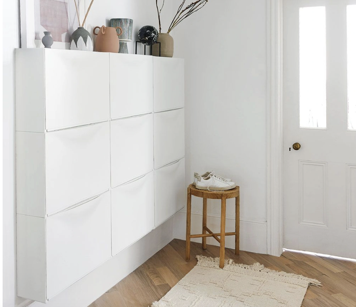 Lối vào thông thoáng đón dòng khí cát lành vào nhà. (Ảnh: Ideal Home).