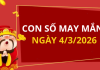 Con số may mắn hôm nay 4/3/2026 theo từng tuổi: Số may mắn giúp bạn đón lộc