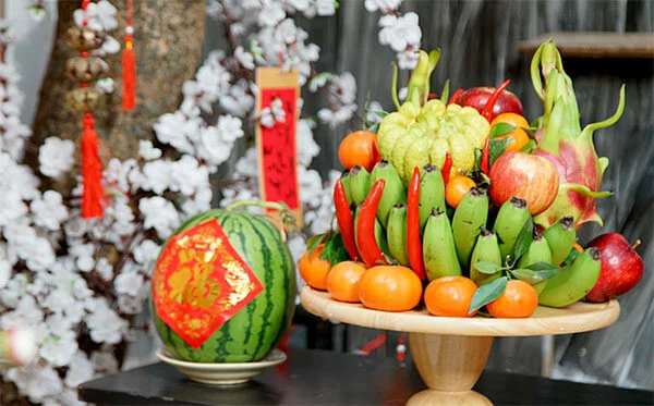 Cách bày mâm ngũ quả cúng Phật Đản