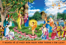 Ý nghĩa việc ăn chay ngày rằm tháng Tư (Phật Đản)